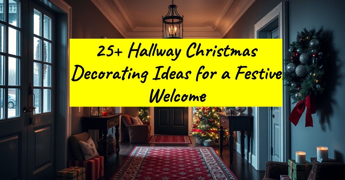 25+ Hallway Christmas Decorating Ideas for a Festive Welcome