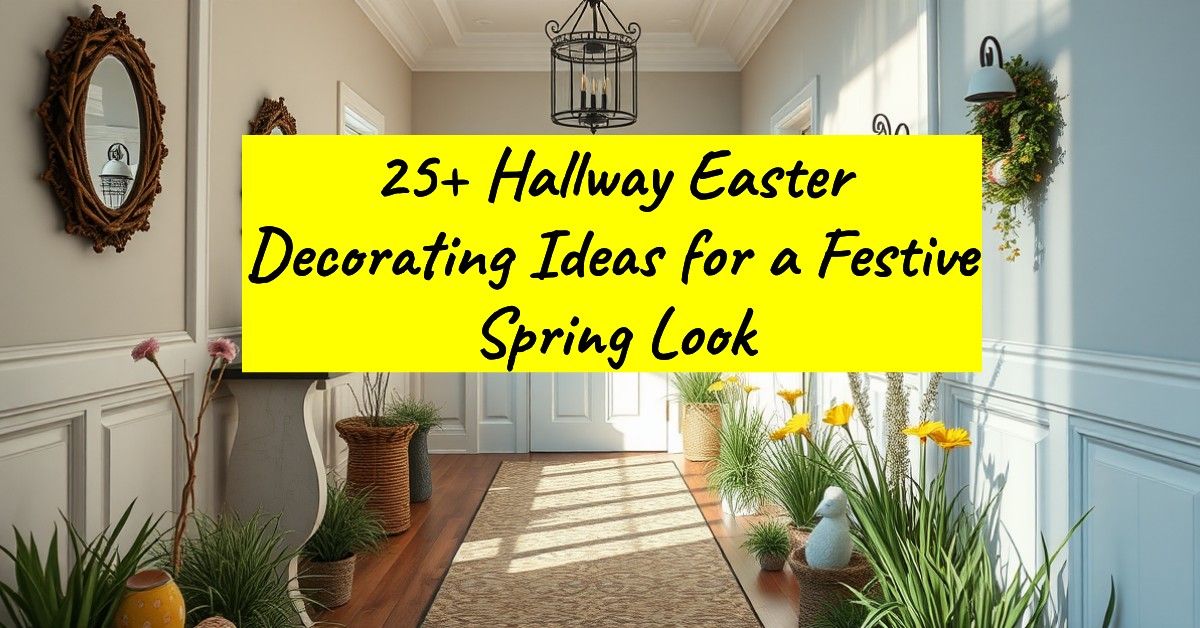 25+ Hallway Easter Decorating Ideas for a Festive Spring Look