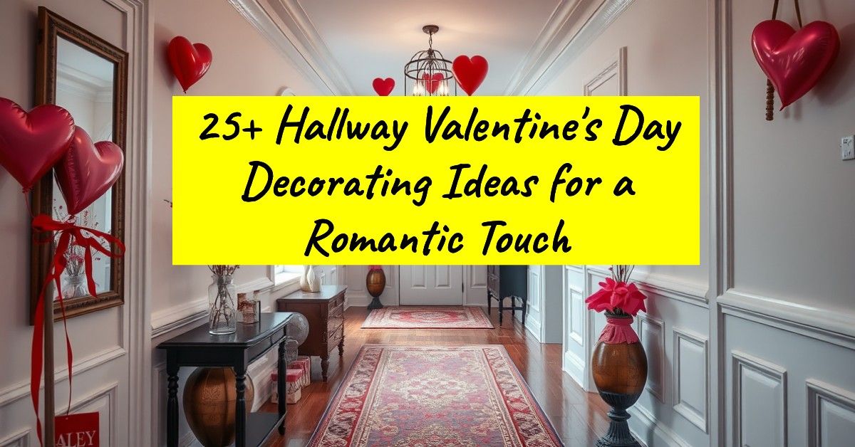 25+ Hallway Valentine's Day Decorating Ideas for a Romantic Touch