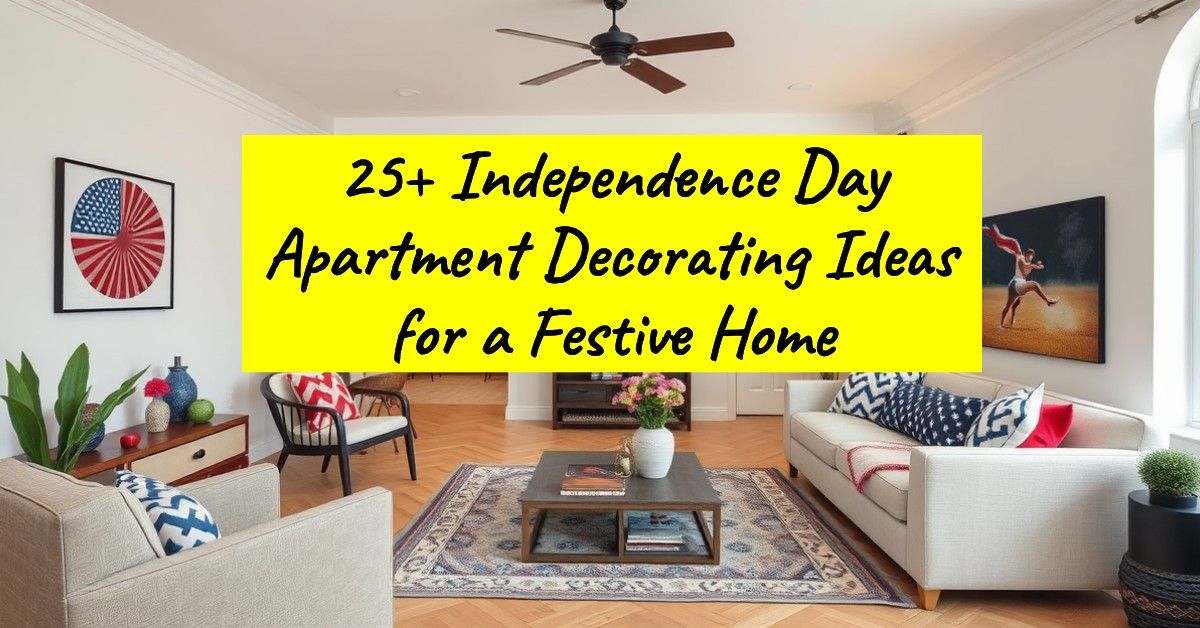 25+ Independence Day Apartment Decorating Ideas for a Festive Home