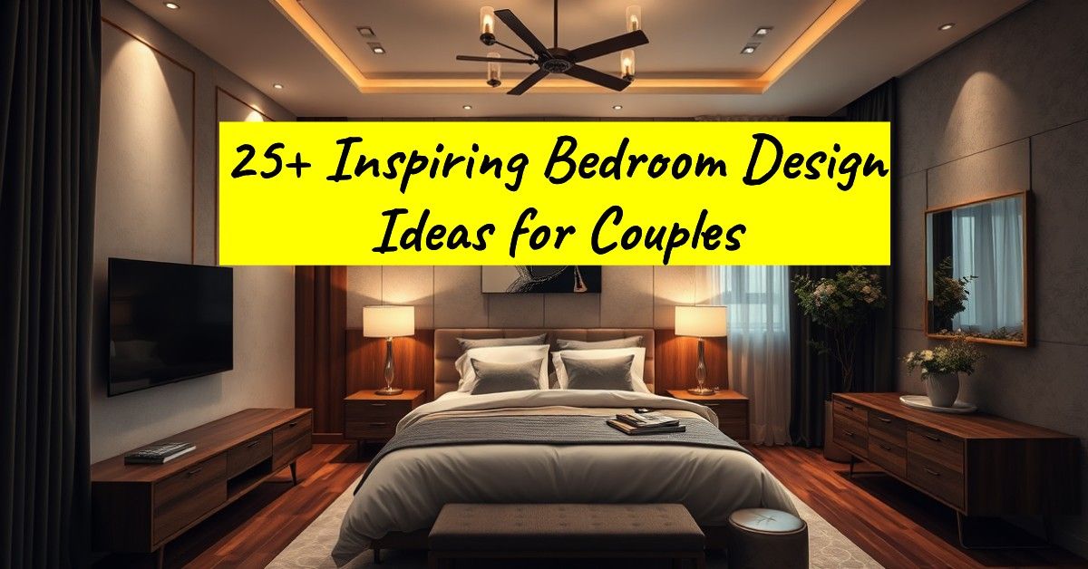 25+ Inspiring Bedroom Design Ideas for Couples