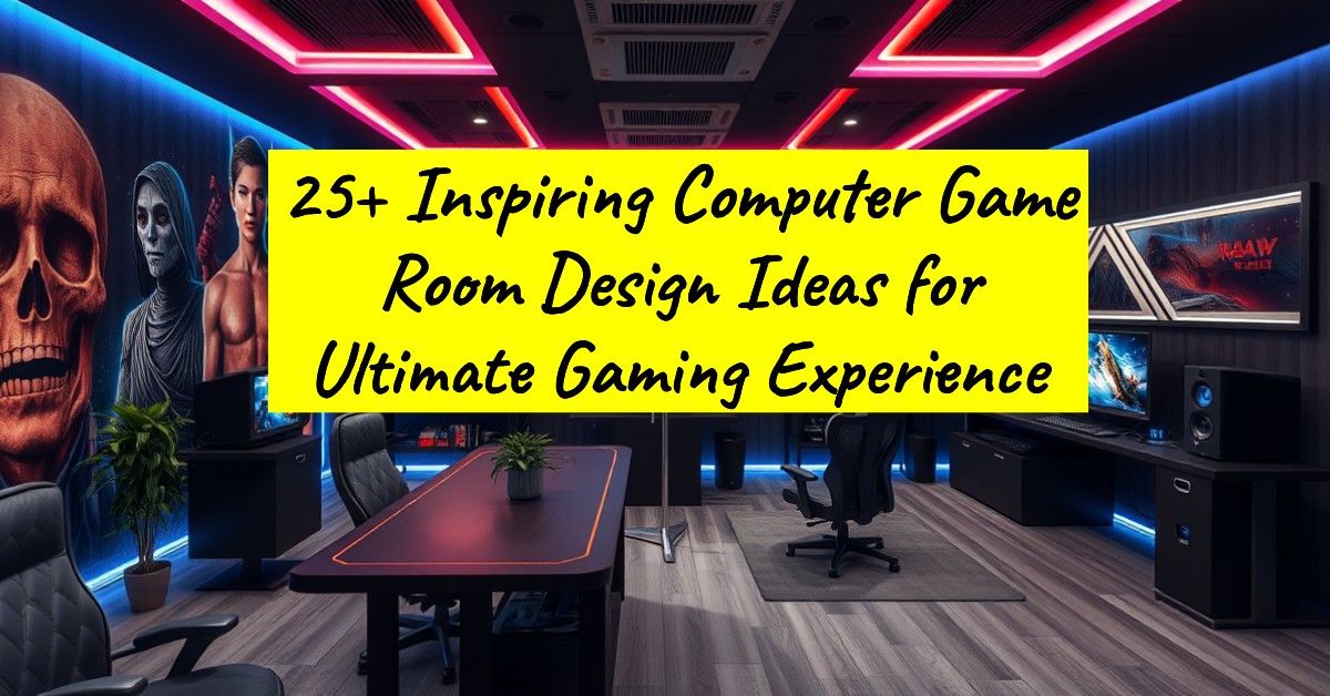 25+ Inspiring Computer Game Room Design Ideas for Ultimate Gaming Experience