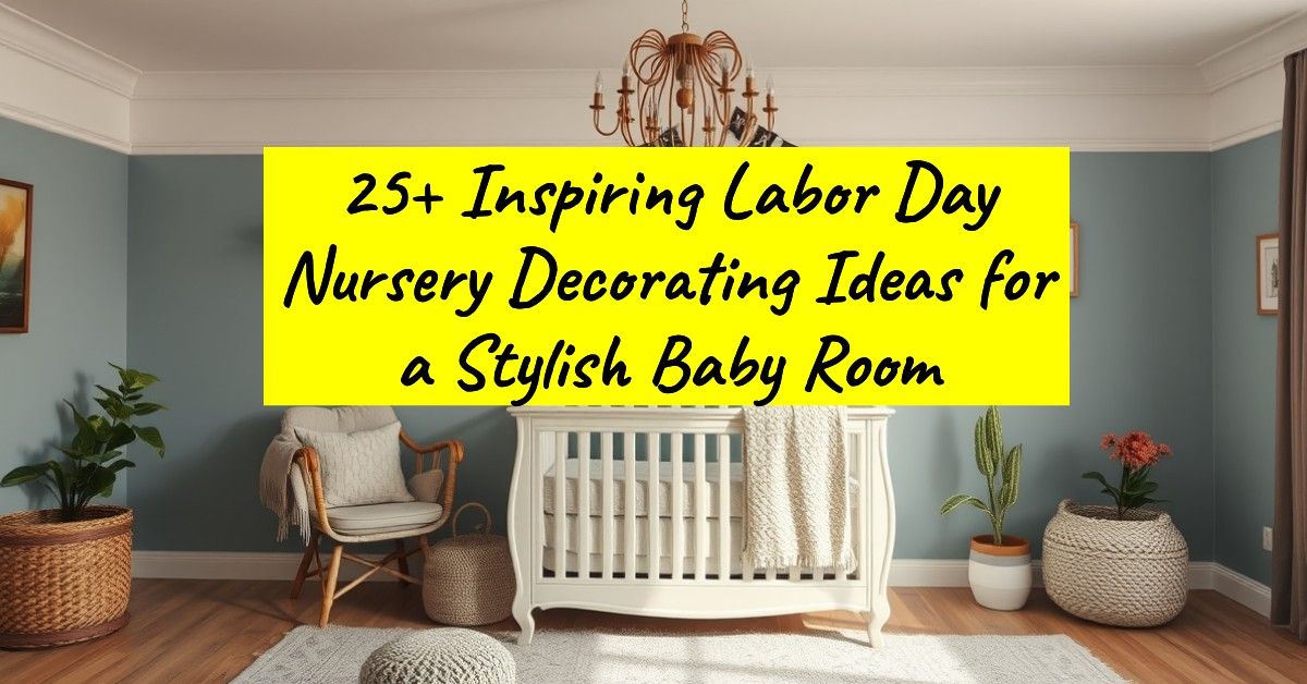 25+ Inspiring Labor Day Nursery Decorating Ideas for a Stylish Baby Room