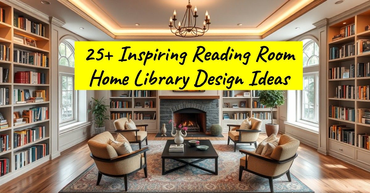 25+ Inspiring Reading Room Home Library Design Ideas