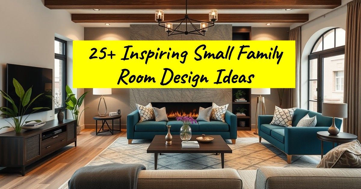 25+ Inspiring Small Family Room Design Ideas