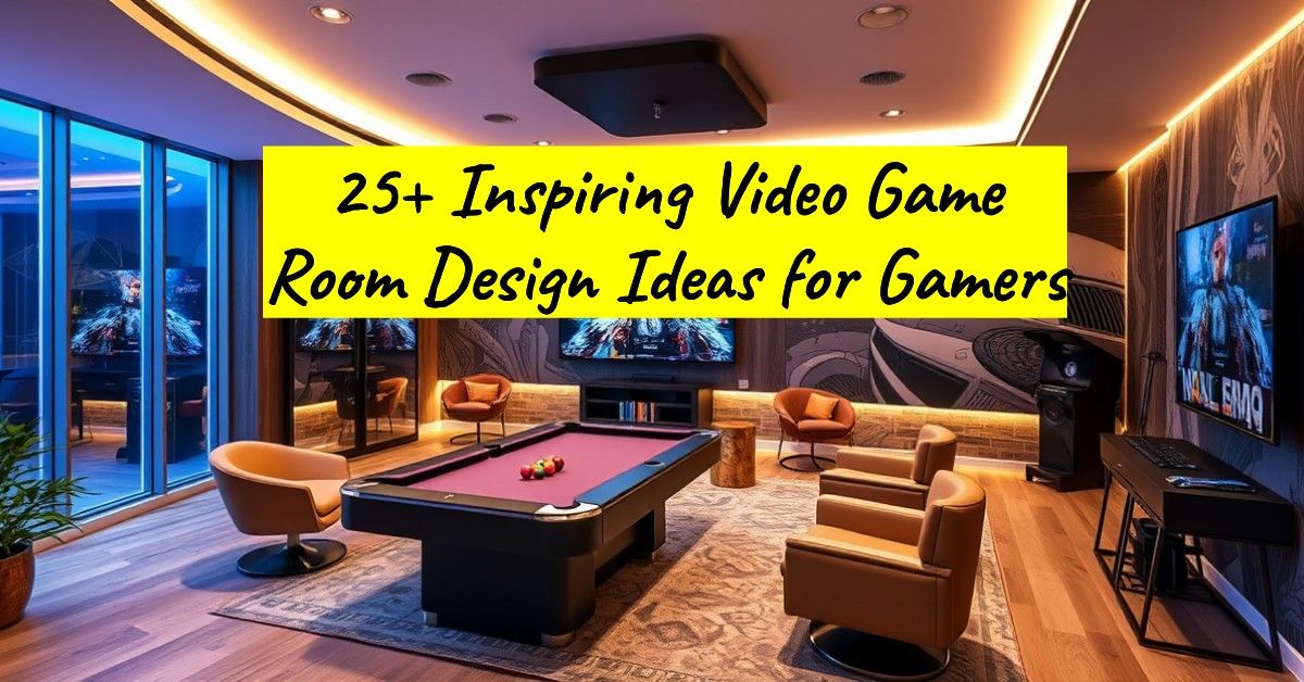 25+ Inspiring Video Game Room Design Ideas for Gamers