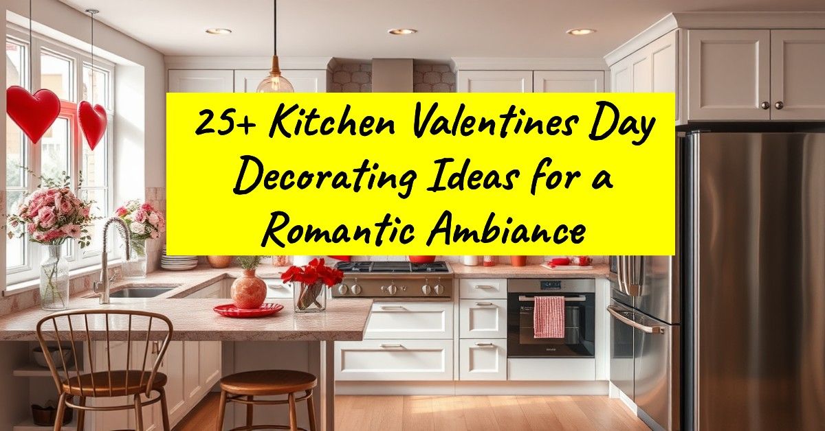 25+ Kitchen Valentines Day Decorating Ideas for a Romantic Ambiance