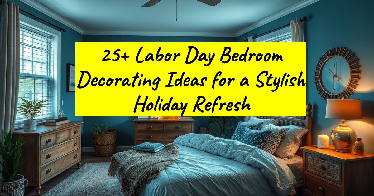 25+ Labor Day Bedroom Decorating Ideas for a Stylish Holiday Refresh