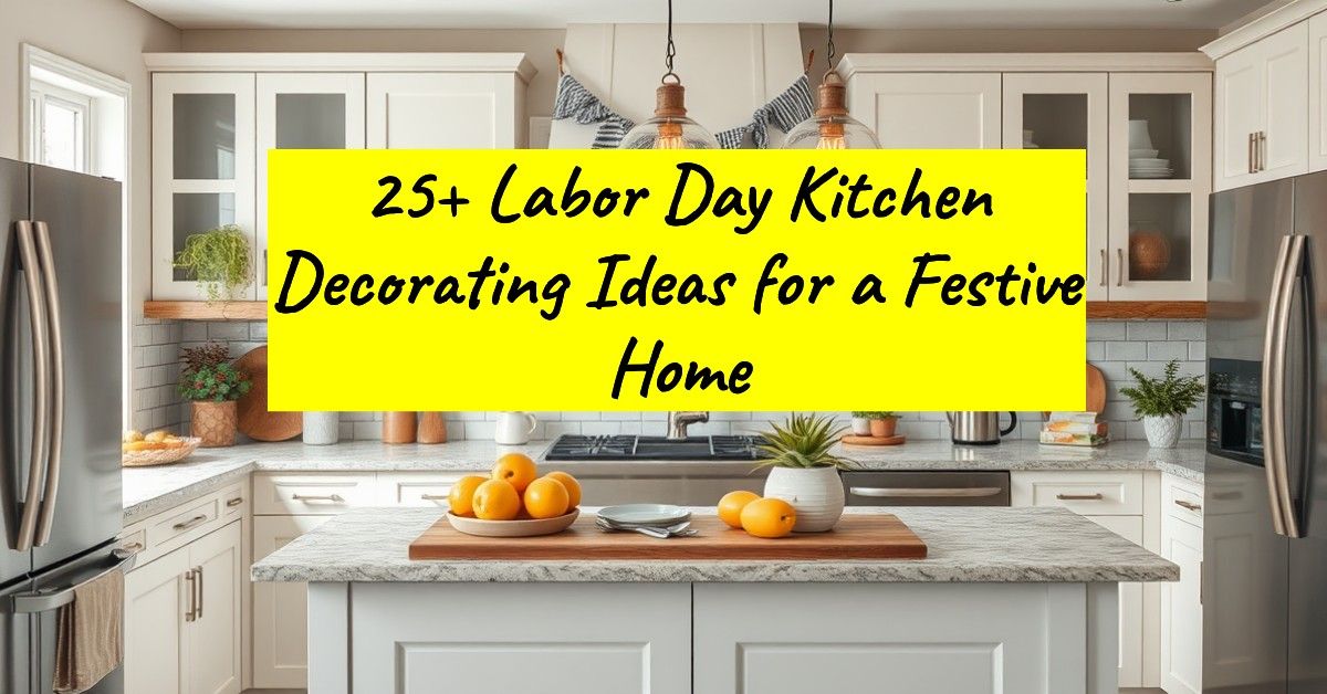 25+ Labor Day Kitchen Decorating Ideas for a Festive Home