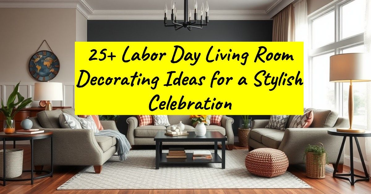 25+ Labor Day Living Room Decorating Ideas for a Stylish Celebration