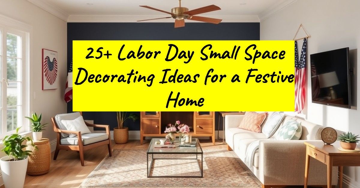 25+ Labor Day Small Space Decorating Ideas for a Festive Home