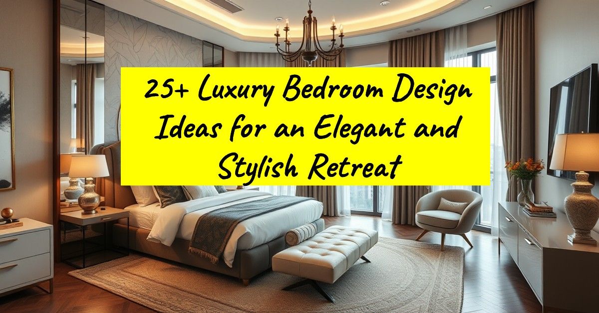 25+ Luxury Bedroom Design Ideas for an Elegant and Stylish Retreat