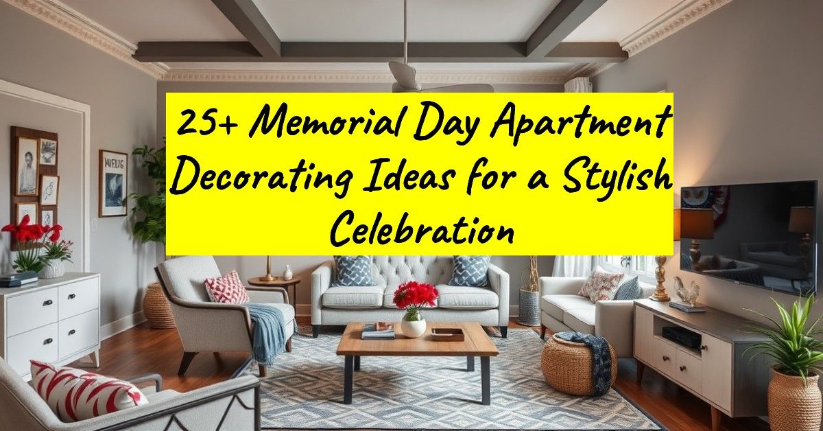 25+ Memorial Day Apartment Decorating Ideas for a Stylish Celebration