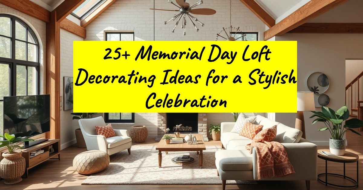 25+ Memorial Day Loft Decorating Ideas for a Stylish Celebration