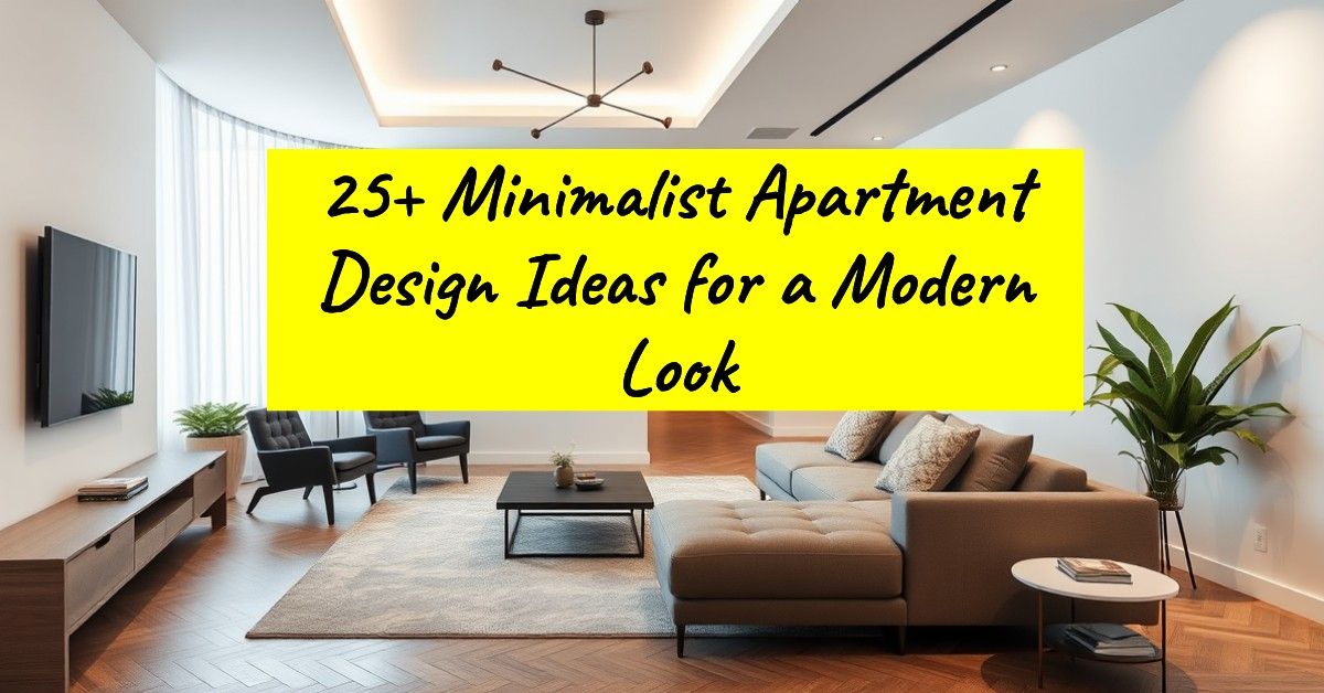 25+ Minimalist Apartment Design Ideas for a Modern Look