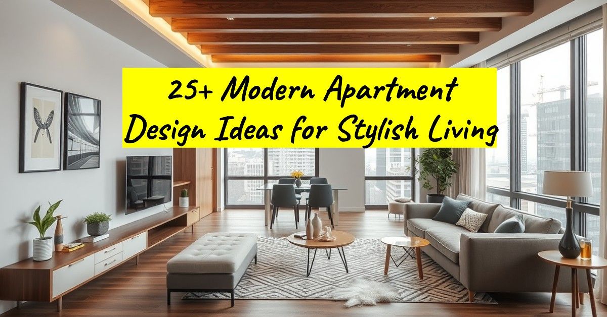 25+ Modern Apartment Design Ideas for Stylish Living