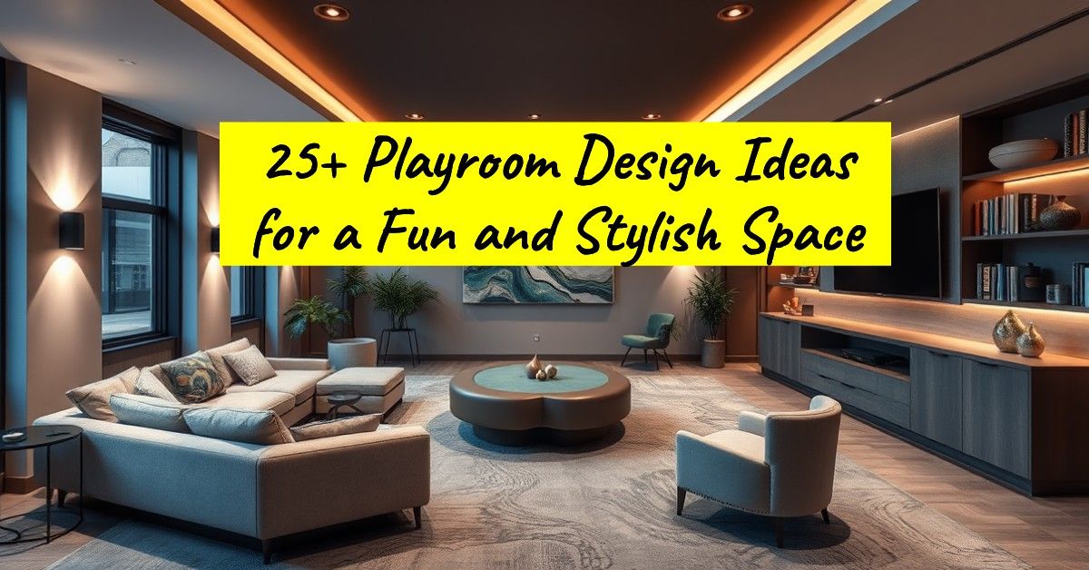 25+ Playroom Design Ideas for a Fun and Stylish Space