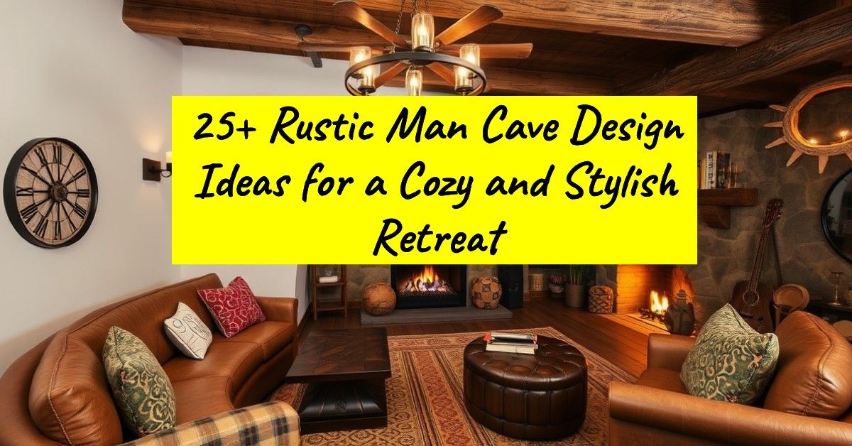 25+ Rustic Man Cave Design Ideas for a Cozy and Stylish Retreat