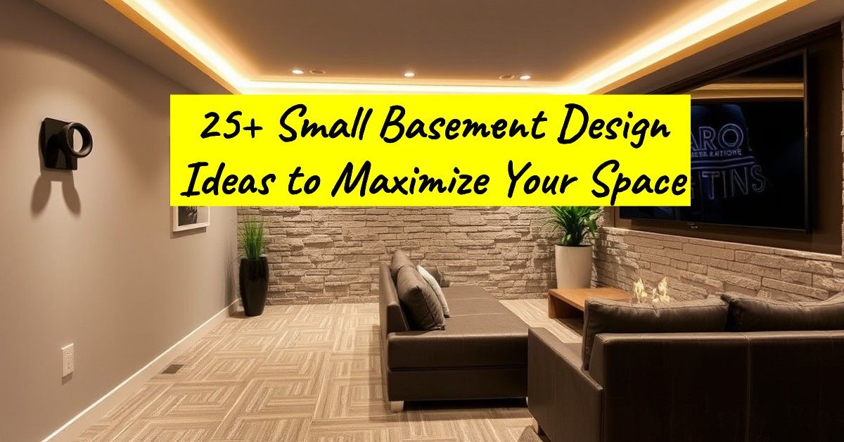 25+ Small Basement Design Ideas to Maximize Your Space