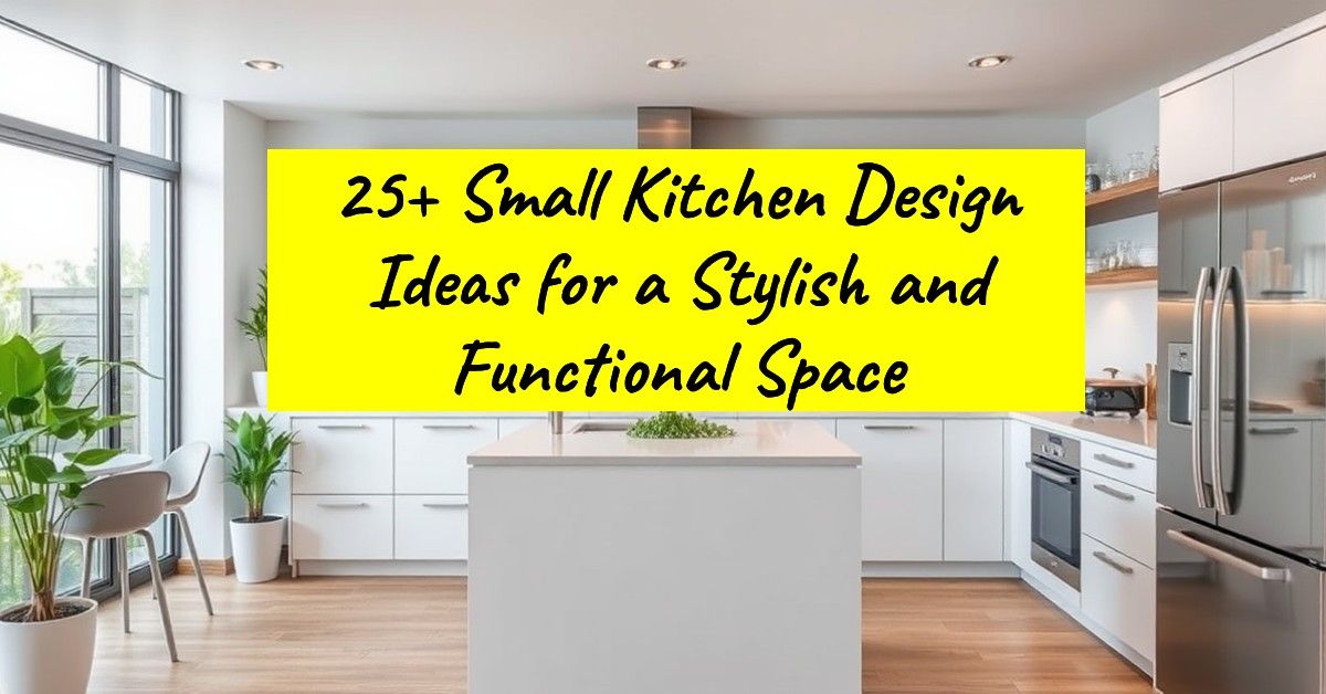 25+ Small Kitchen Design Ideas for a Stylish and Functional Space