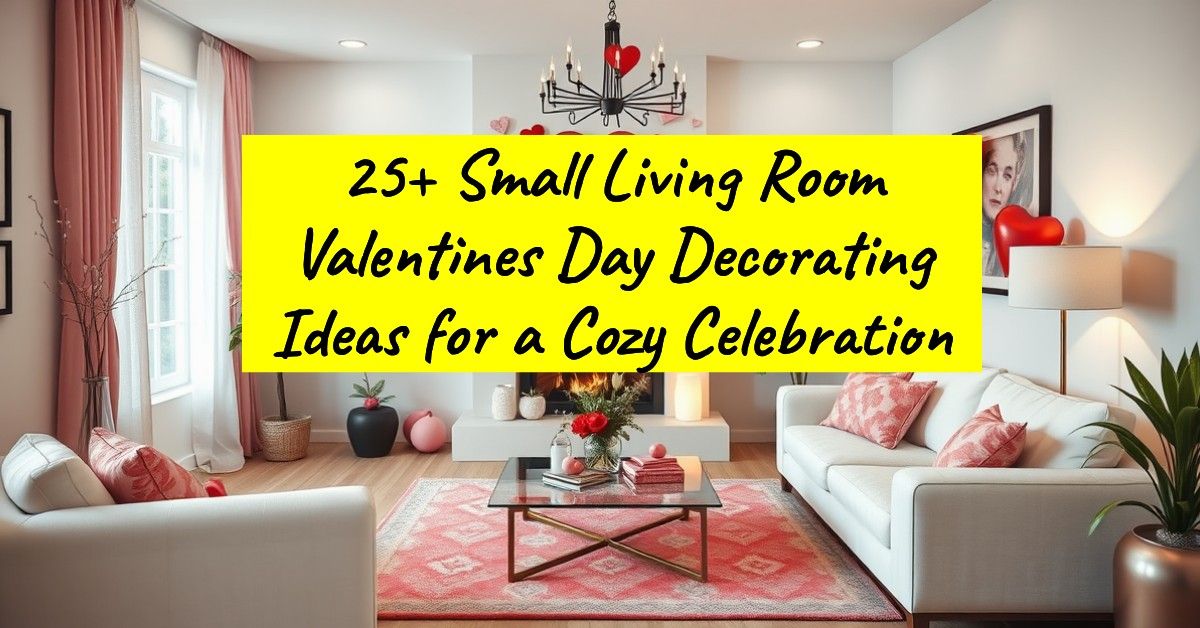 25+ Small Living Room Valentines Day Decorating Ideas for a Cozy Celebration