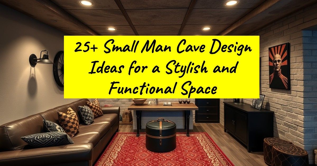 25+ Small Man Cave Design Ideas for a Stylish and Functional Space