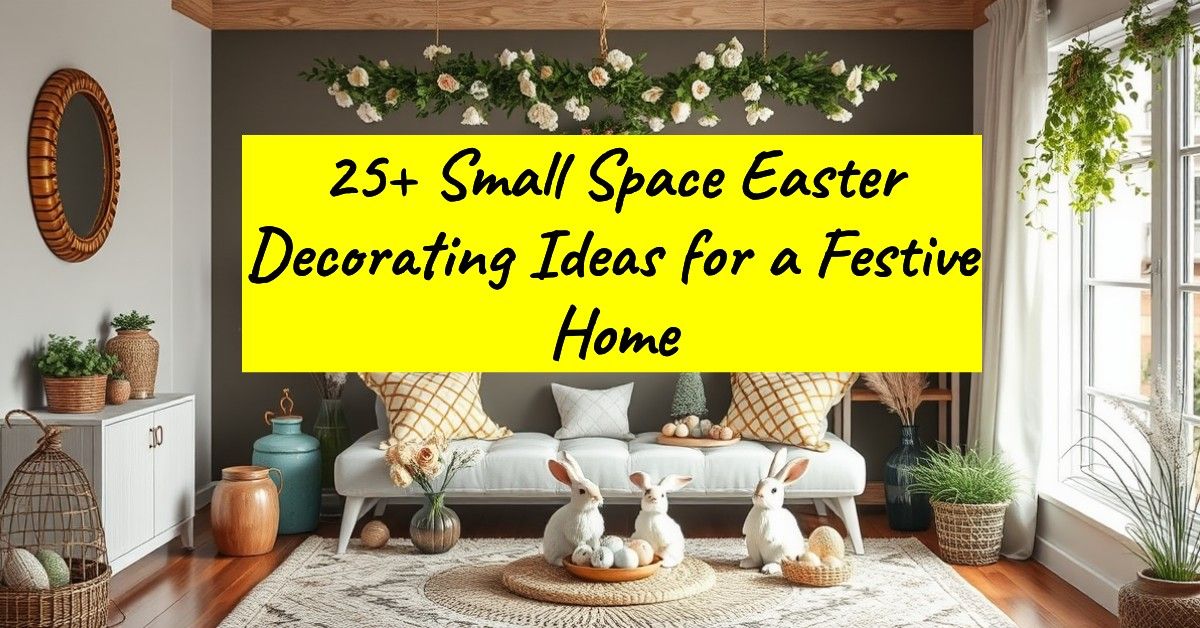 25+ Small Space Easter Decorating Ideas for a Festive Home