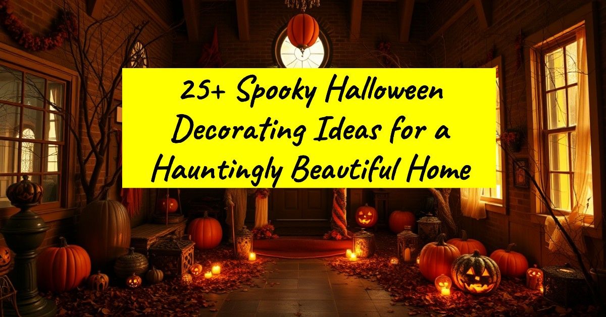 25+ Spooky Halloween Decorating Ideas for a Hauntingly Beautiful Home