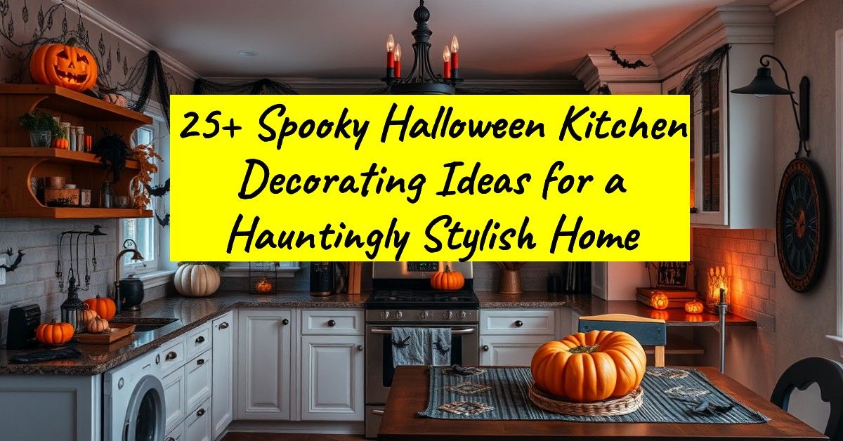 25+ Spooky Halloween Kitchen Decorating Ideas for a Hauntingly Stylish Home