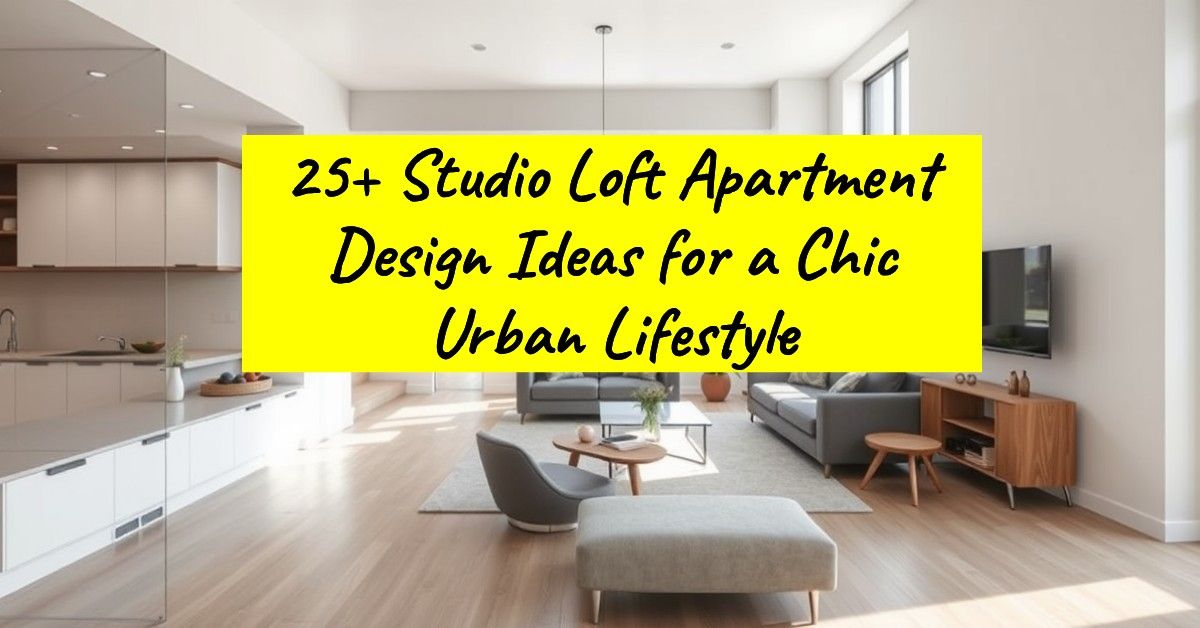 25+ Studio Loft Apartment Design Ideas for a Chic Urban Lifestyle