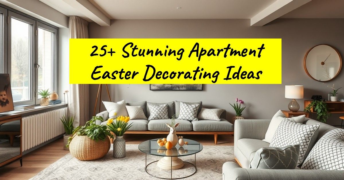 25+ Stunning Apartment Easter Decorating Ideas