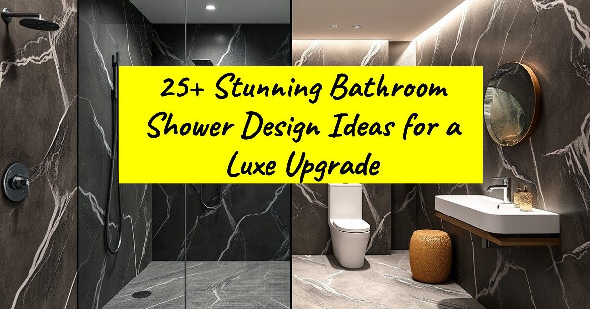 25+ Stunning Bathroom Shower Design Ideas for a Luxe Upgrade