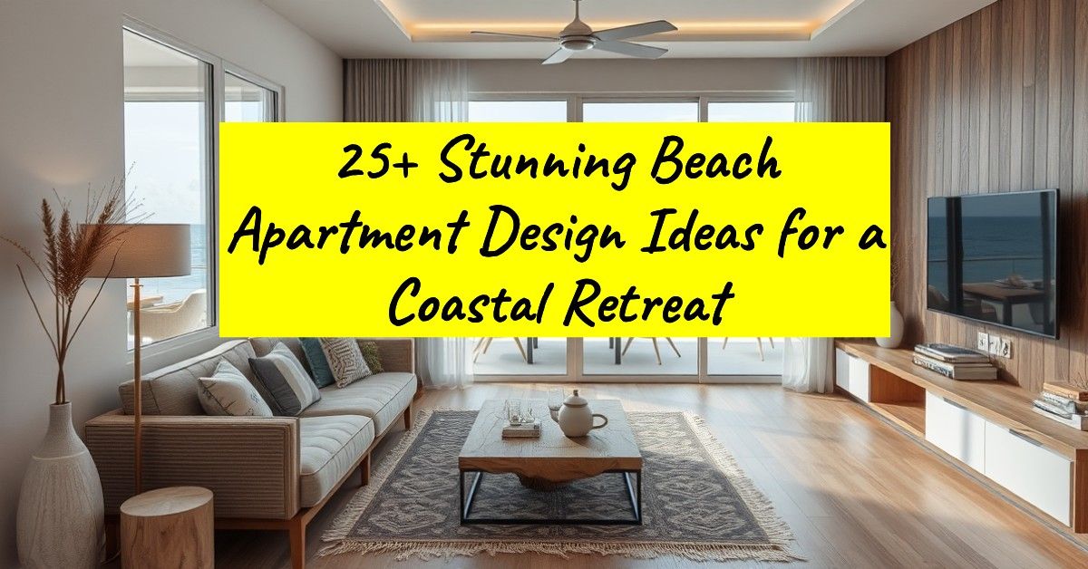 25+ Stunning Beach Apartment Design Ideas for a Coastal Retreat