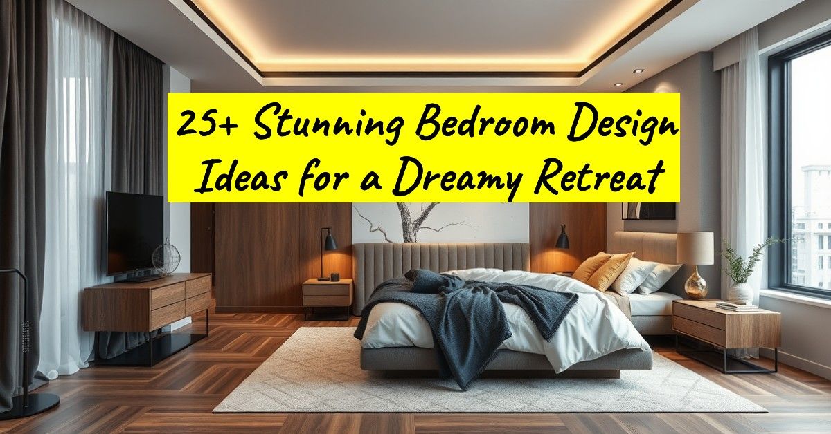 25+ Stunning Bedroom Design Ideas for a Dreamy Retreat