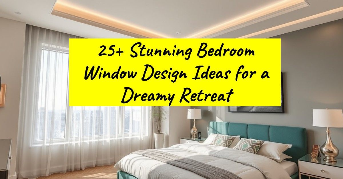 25+ Stunning Bedroom Window Design Ideas for a Dreamy Retreat