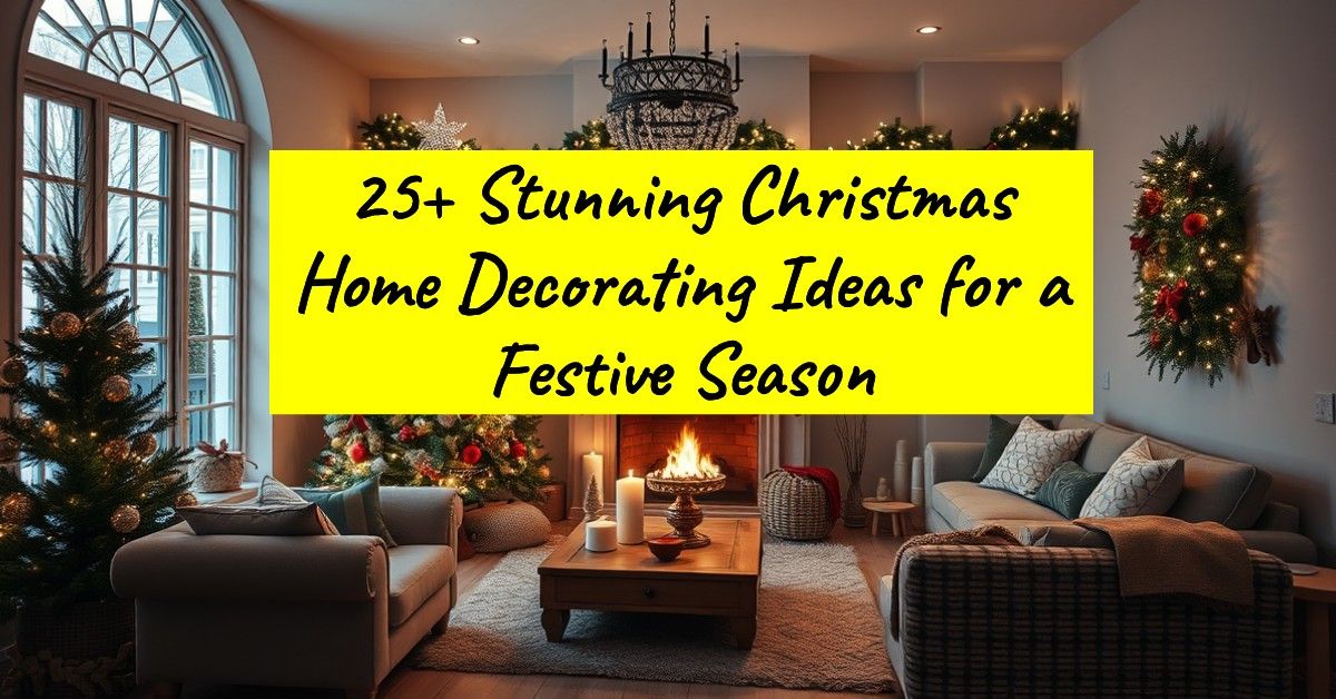 25+ Stunning Christmas Home Decorating Ideas for a Festive Season