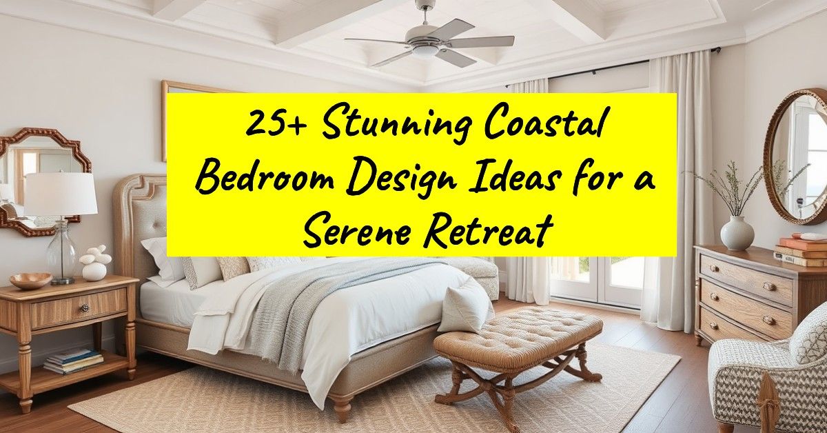 25+ Stunning Coastal Bedroom Design Ideas for a Serene Retreat