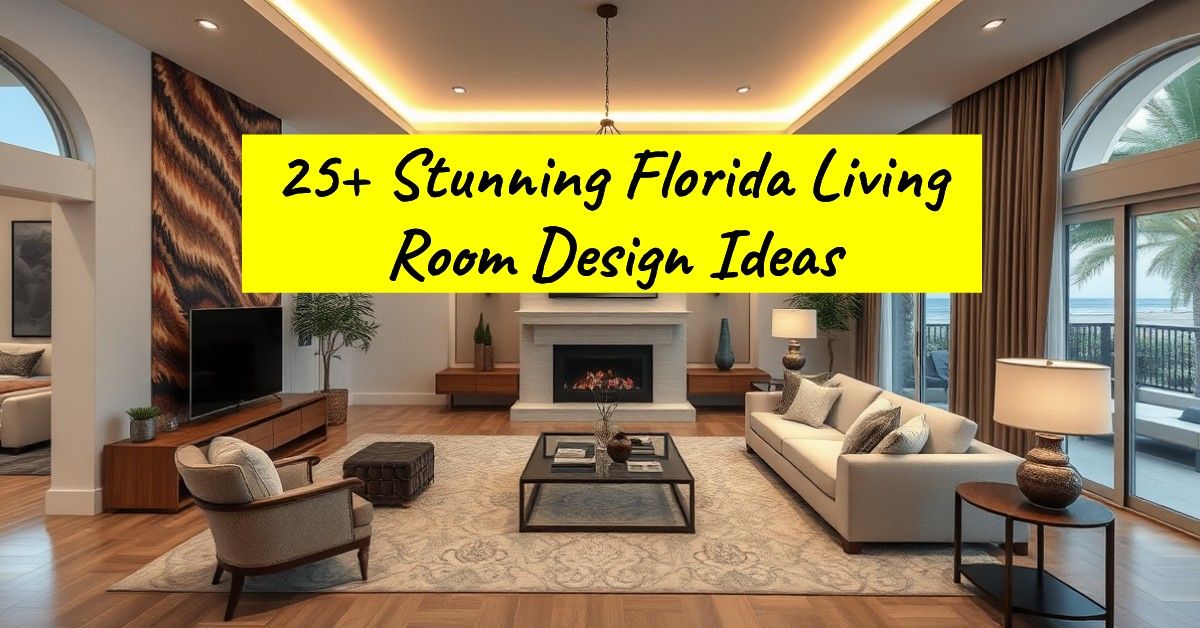 25+ Stunning Florida Living Room Design Ideas