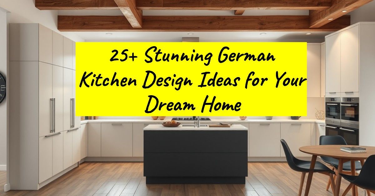 25+ Stunning German Kitchen Design Ideas for Your Dream Home