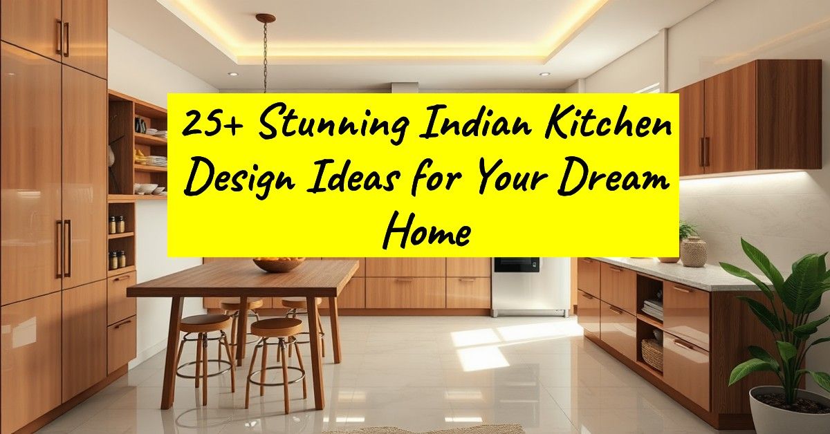 25+ Stunning Indian Kitchen Design Ideas for Your Dream Home