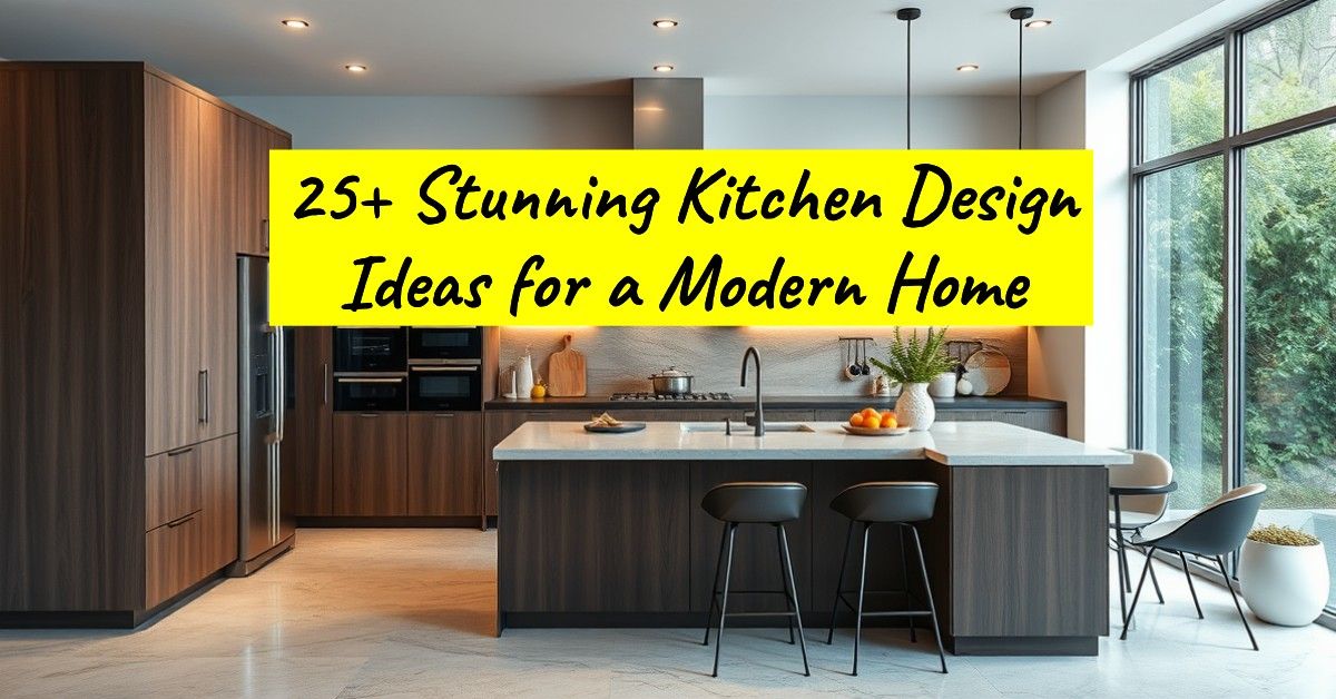 25+ Stunning Kitchen Design Ideas for a Modern Home