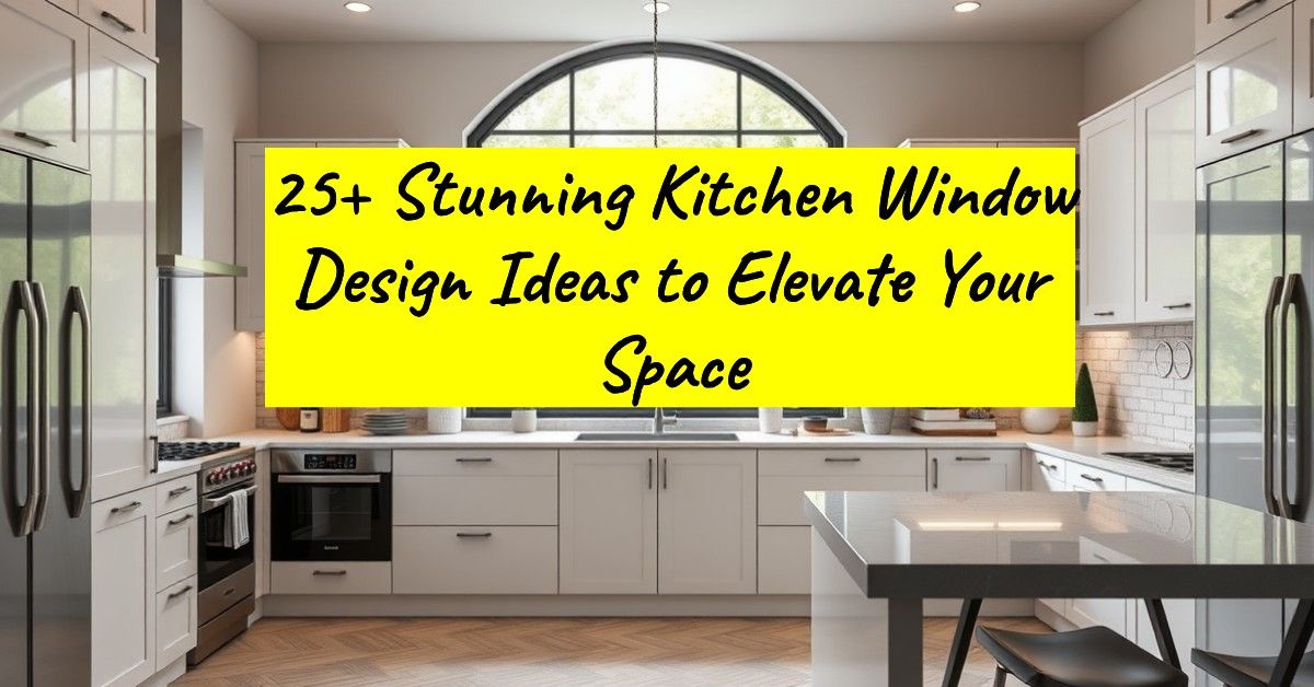 25+ Stunning Kitchen Window Design Ideas to Elevate Your Space