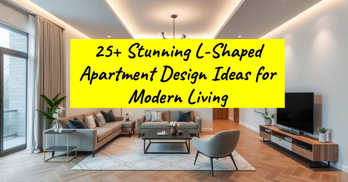 25+ Stunning L-Shaped Apartment Design Ideas for Modern Living