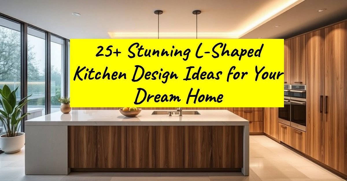 25+ Stunning L-Shaped Kitchen Design Ideas for Your Dream Home