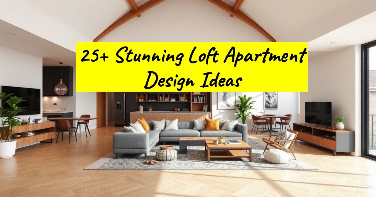 25+ Stunning Loft Apartment Design Ideas