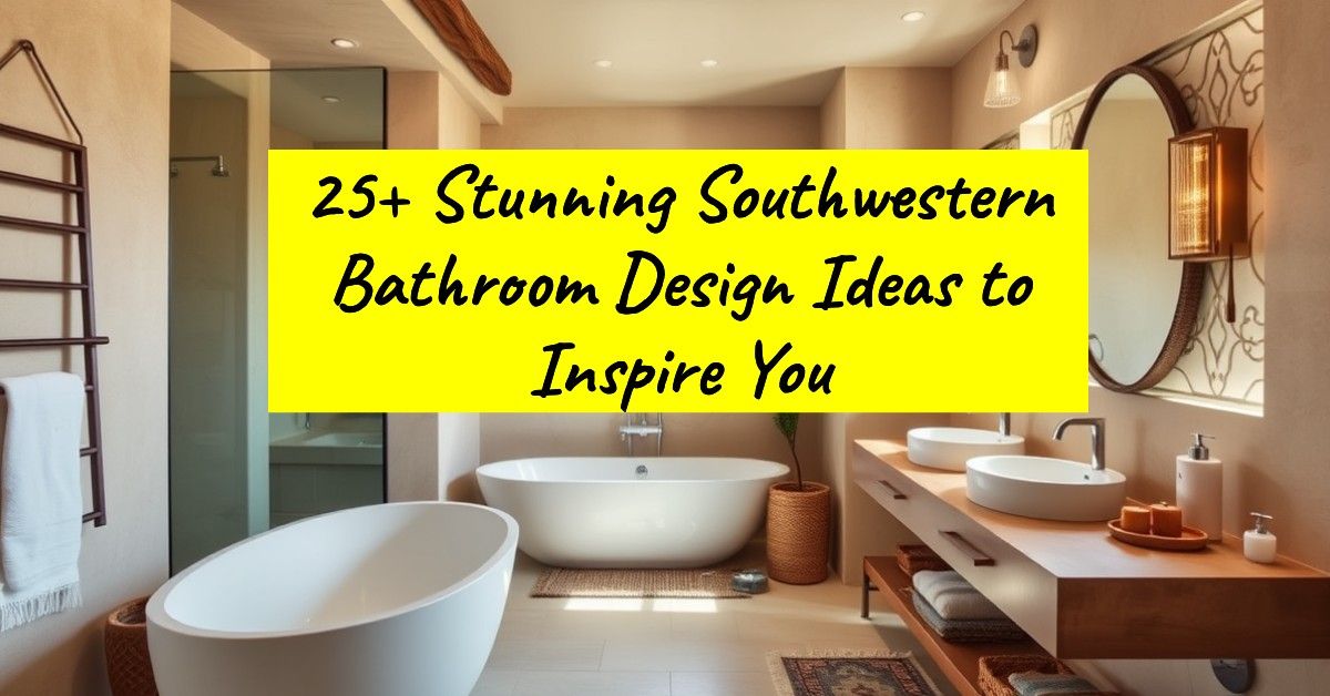 25+ Stunning Southwestern Bathroom Design Ideas to Inspire You