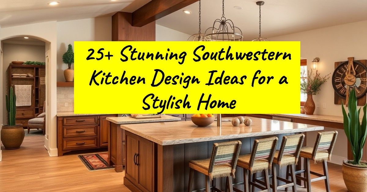 25+ Stunning Southwestern Kitchen Design Ideas for a Stylish Home