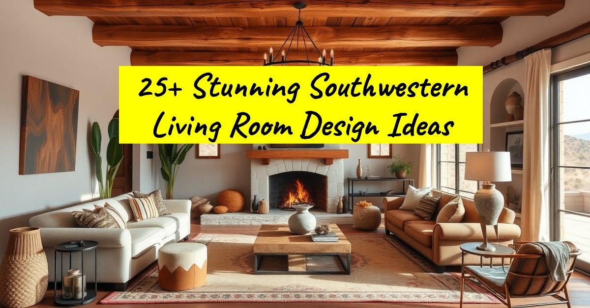 25+ Stunning Southwestern Living Room Design Ideas