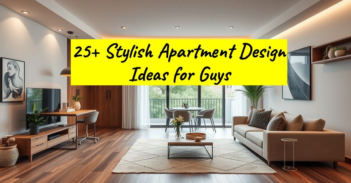 25+ Stylish Apartment Design Ideas for Guys