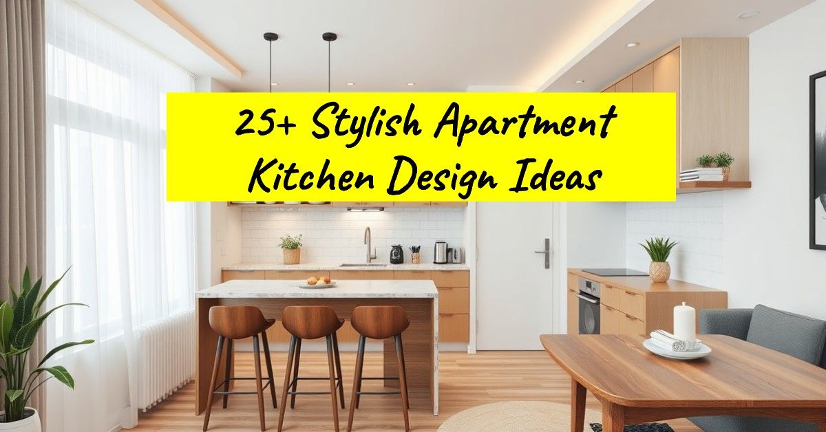 25+ Stylish Apartment Kitchen Design Ideas